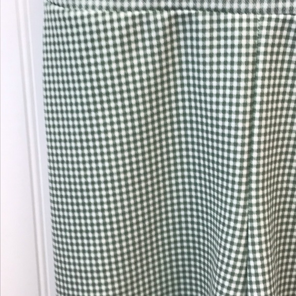 Nasty Gal Green Gingham Romper Shorts Sz 4 - Picture 4 of 13